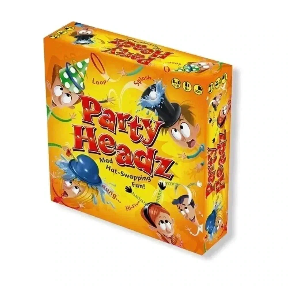 Games Party Headz | Each Player Wears a Hat and Spins The Spinner to Determine W